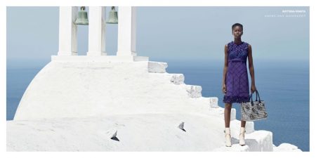 Adut Akech Jets to Greece for Americana Manhasset Fall 2018 Campaign