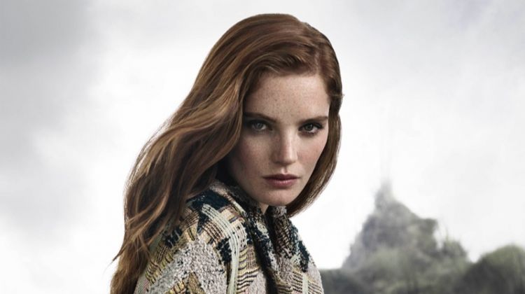 Alexina Graham Goes Into the Woods for Aquascutum Fall 2018 Campaign