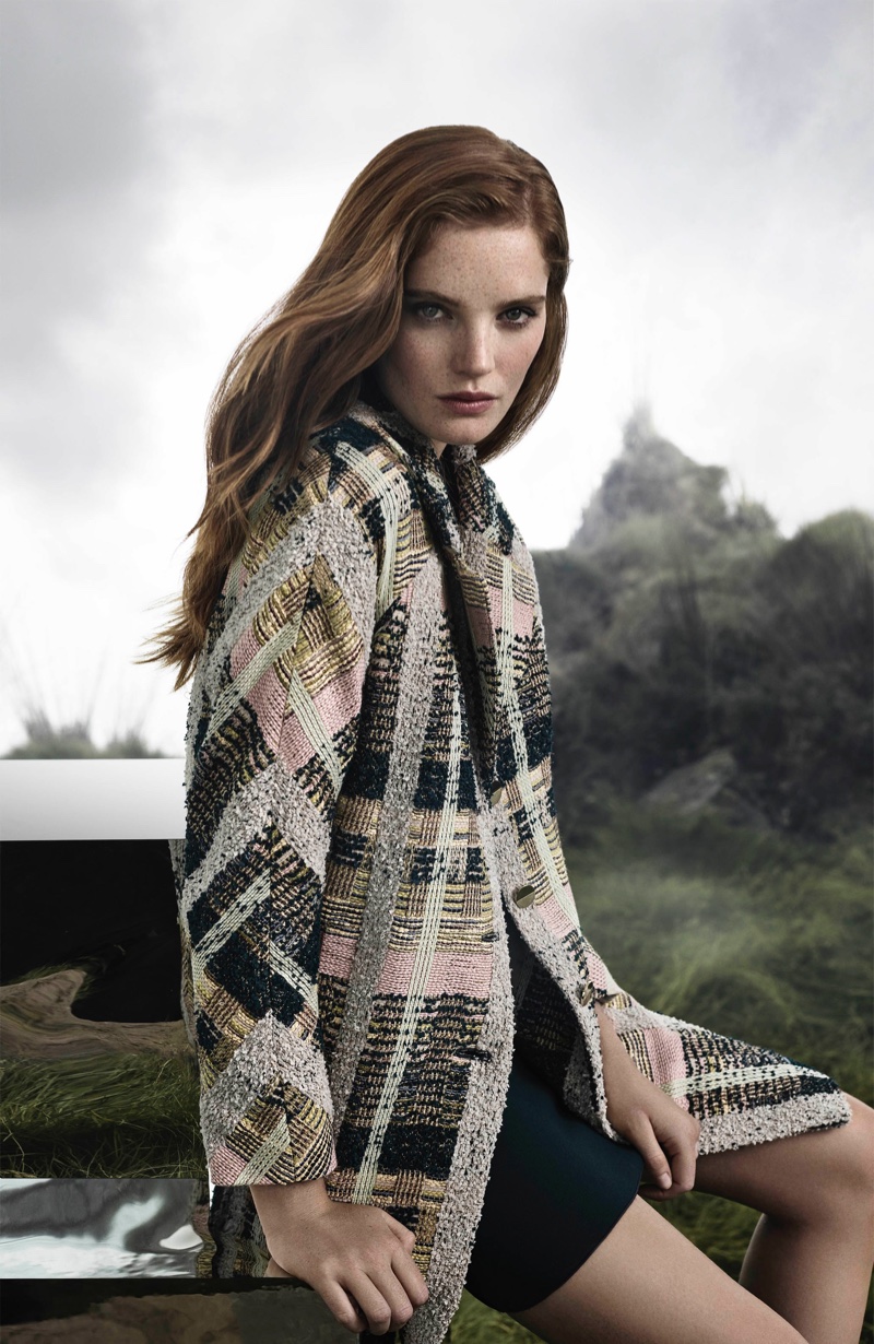 Alexina Graham stars in Aquascutum fall-winter 2018 campaign