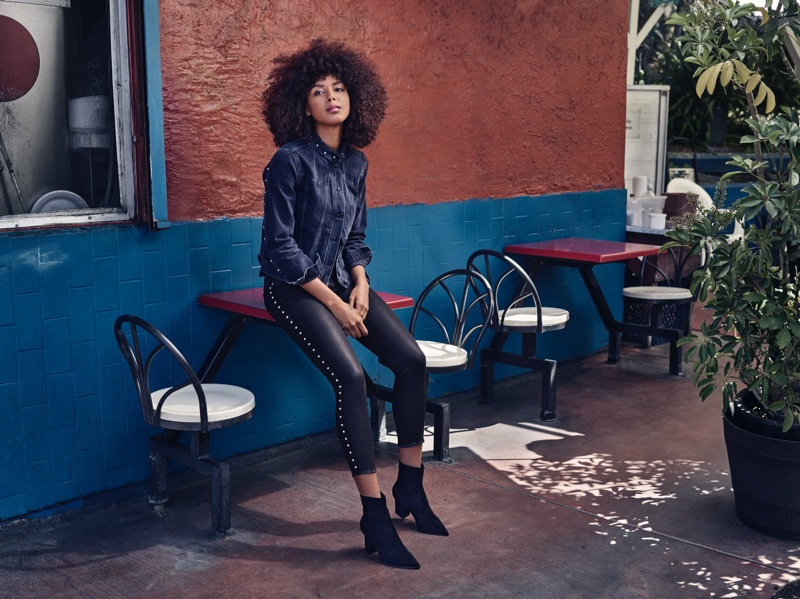 Arlissa stars in 7 For All Mankind fall-winter 2018 campaign