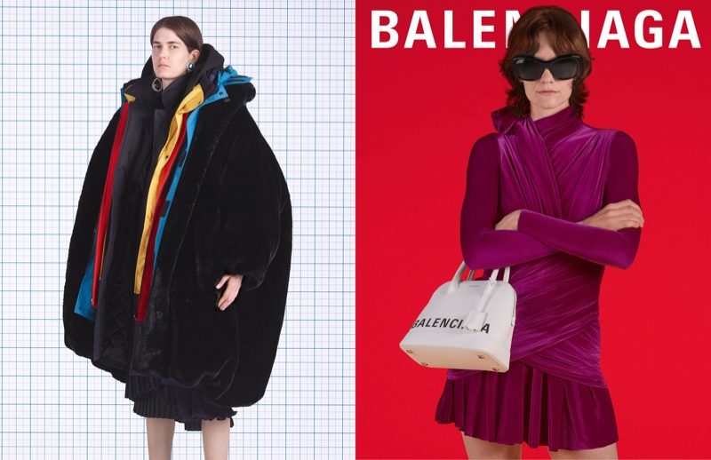 Eliza Douglas and Martina Almquist front Balenciaga fall-winter 2018 campaign