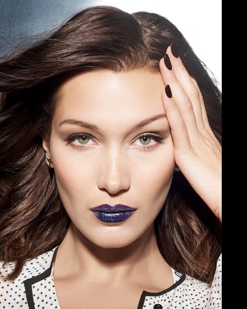 Bella Hadid Wows in Dior Makeup for Vogue China