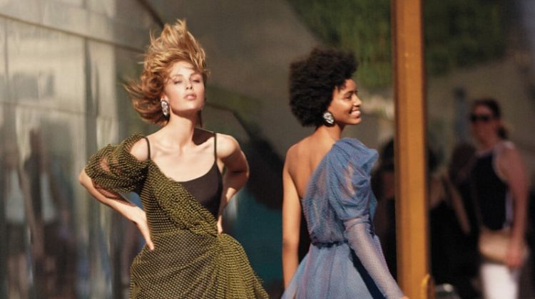 Edie Campbell & Manuela Sanchez Take NYC in Carolina Herrera Fall 2018 Campaign