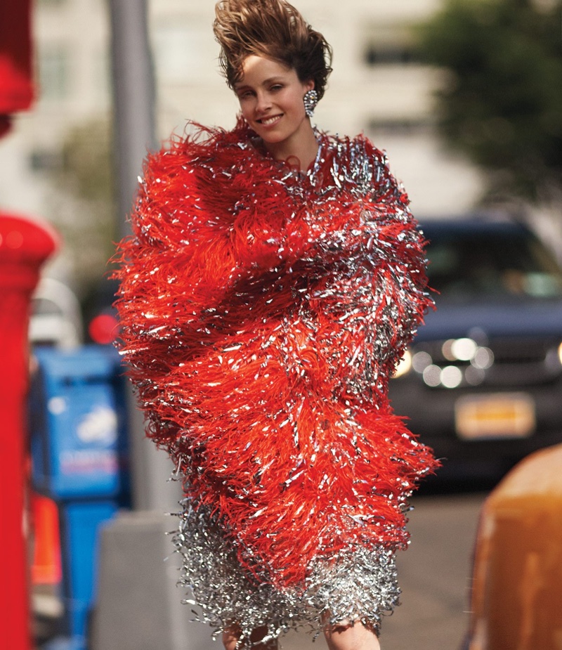 Edie Campbell fronts Carolina Herrera fall-winter 2018 campaign