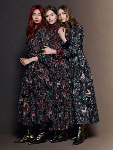 Chanel Focuses on Neutrals for Fall 2018 Campaign Long dresses take the spotlight for Chanel fall-winter 2018 campaign