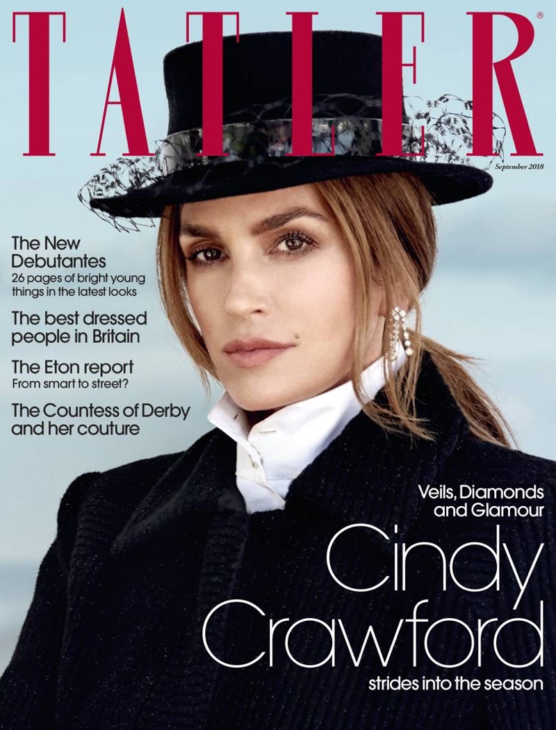Cindy Crawford Wears Elegant Styles in Tatler