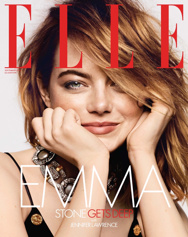 Emma Stone on ELLE US September 2018 Cover