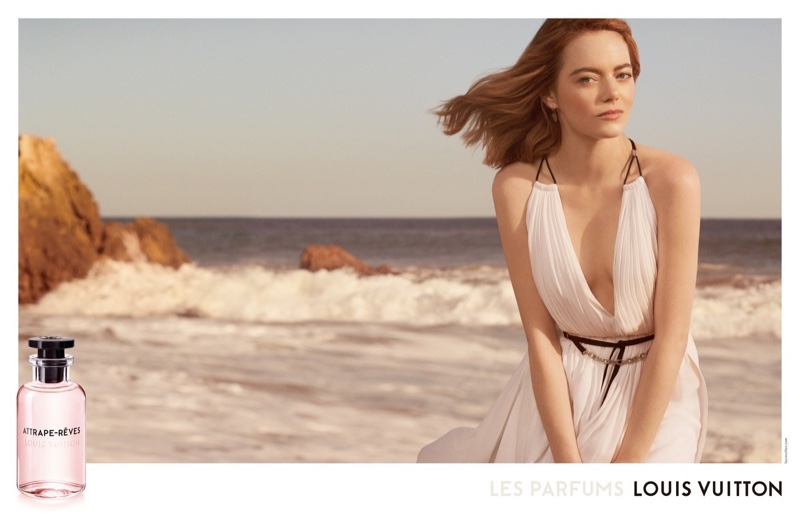 Emma Stone stars in Louis Vuitton Attrape-Rêves fragrance campaign