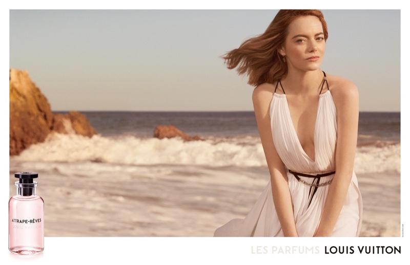 Emma Stone | Louis Vuitton | Attrape-Rêves Fragrance Ad Campaign | Fashion Gone Rogue