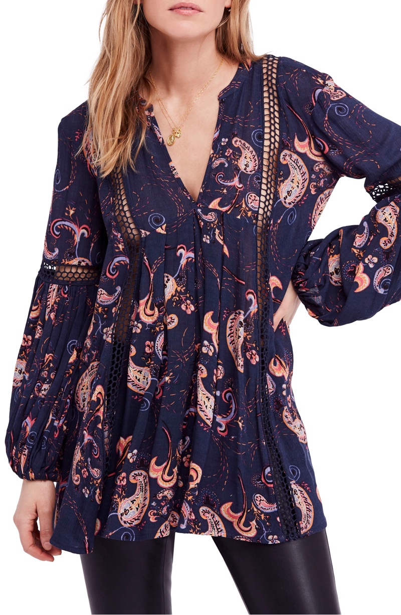Free People Just the Two of Us Floral Tunic $88.50