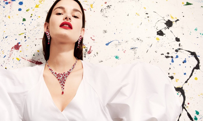 Ophelie Guillermand stars in Graff Diamonds 'Work of Art' 2018 campaign