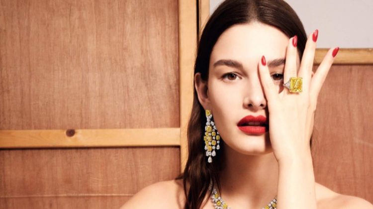 Ophelie Guillermand Sparkles in Graff Diamonds Campaign