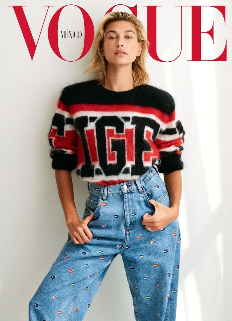 Hailey Baldwin  Vogue Mexico  2018 Cover  Fashion Shoot 