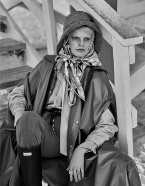 Hanne Gaby Odiele | Vogue Germany | Outerwear Fashion Editorial