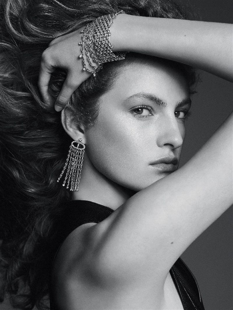 Felice Noordhoff fronts Hermes Enchainements Libres jewelry campaign