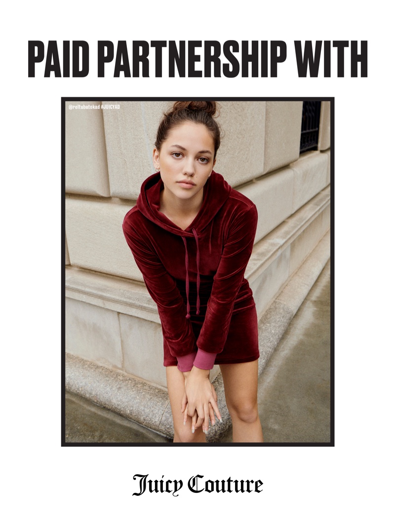 Dakota Butler appears in Juicy Couture fall-winter 2018 campaign