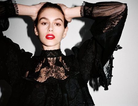Kaia Gerber Gets Clad in Saint Laurent for LOVE Magazine Kaia Gerber Gets Clad in Saint Laurent for LOVE Magazine