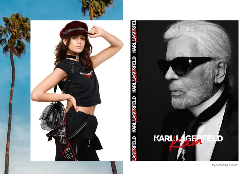 Kaia Gerber stars in Karl Lagerfeld x Kaia Gerber campaign