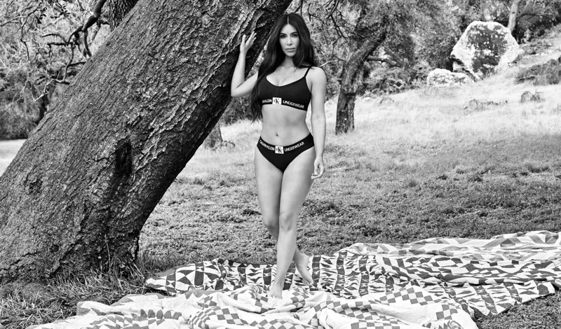 Kim Kardashian stars in Calvin Klein Underwear fall 2018 campaign