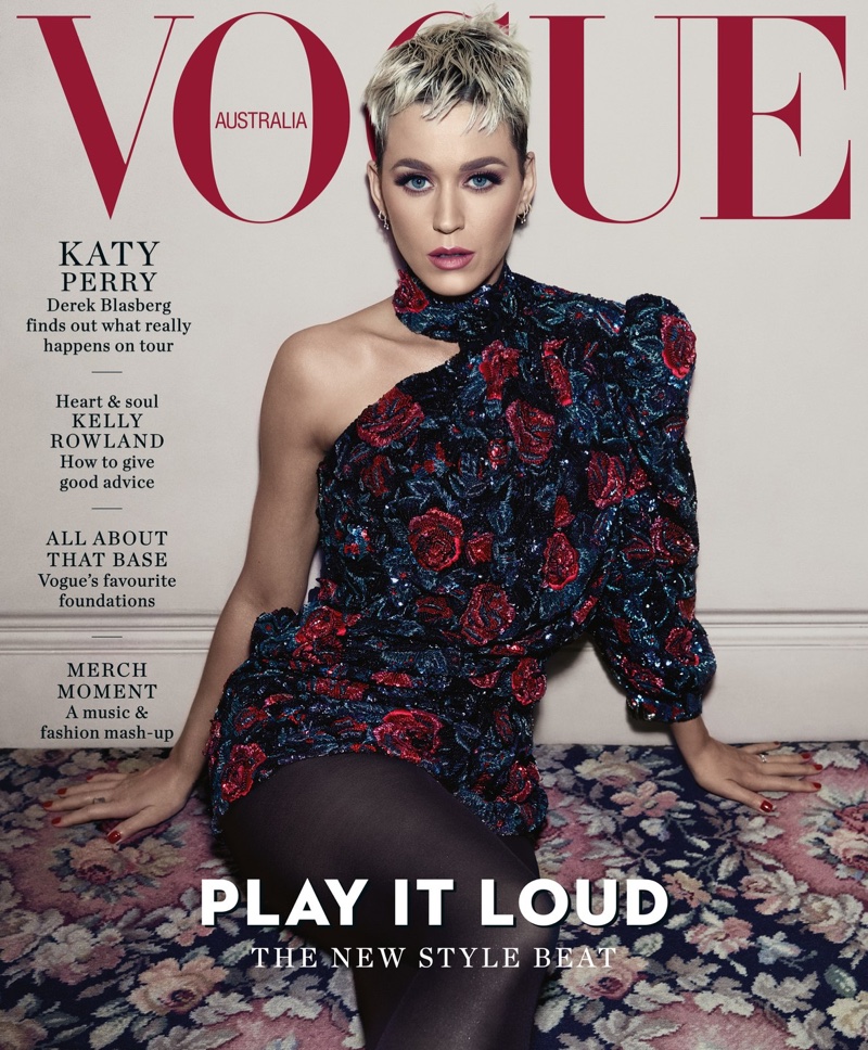 Katy Perry on Vogue Australia August 2018 Cover