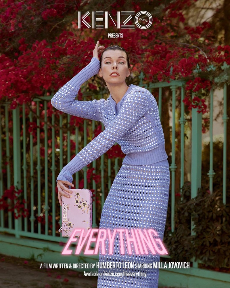 Milla Jovovich stars in Kenzo fall-winter 2018 campaign