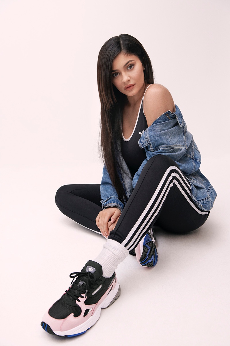 Kylie Jenner fronts adidas Falcon sneaker campaign