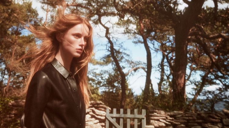 Rianne Van Rompaey Goes Outdoors for Massimo Dutti Fall 2018 Campaign