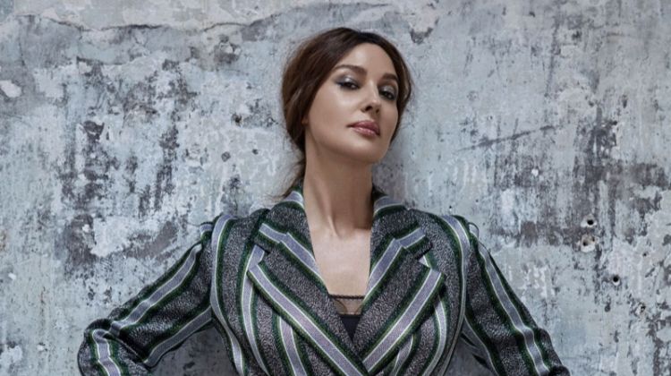 Monica Bellucci Poses in Body Conscious Styles for Esquire Spain