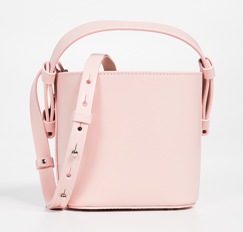 Nico Giani Adenia Mini Bucket Bag in Pale Pink $315