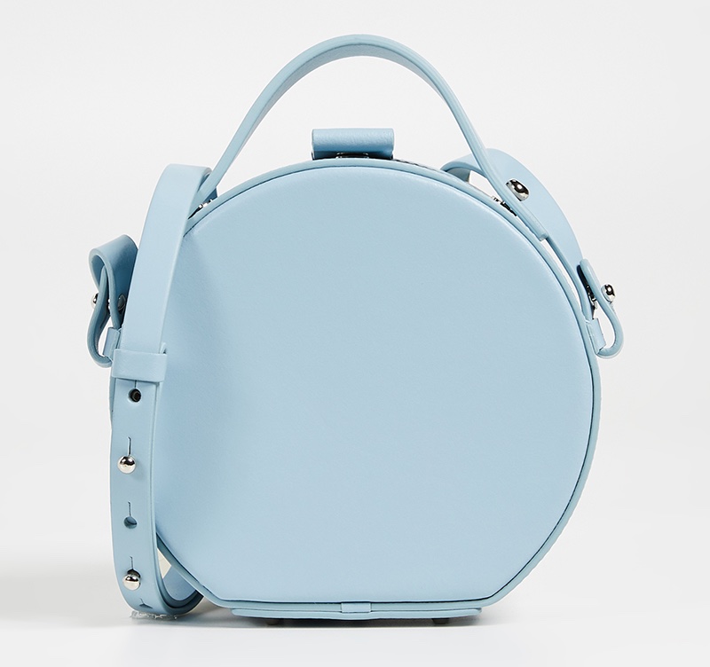 Nico Giani Tunilla Mini Circle Bag in Light Blue $465