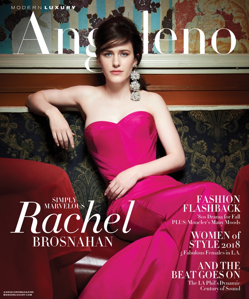 Rachel Brosnahan on Modern Luxury Angeleno September 2018 Cover