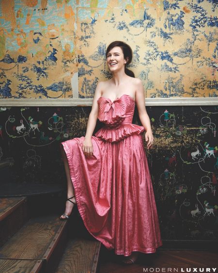 'The Marvelous Mrs. Maisel' Star Rachel Brosnahan Poses in Modern Luxury