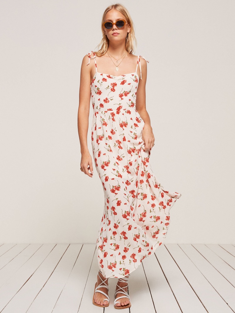 Reformation Sylvie Dress in Jubilee $149 (previously $248)