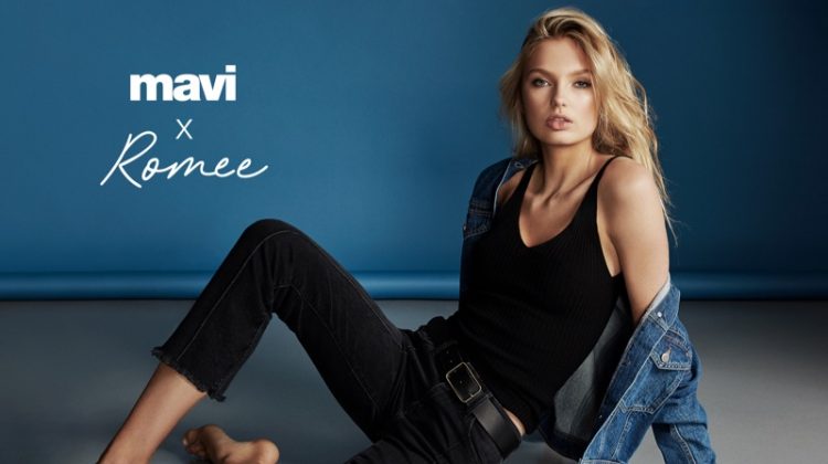 Romee Strijd Is Denim Clad for Mavi Fall 2018 Campaign