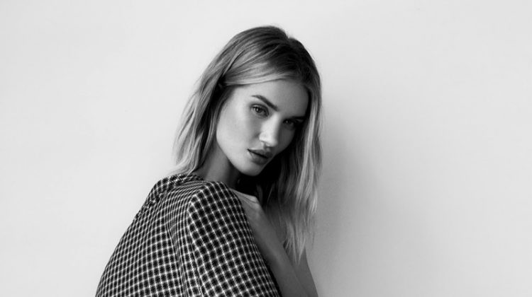Rosie Huntington-Whiteley Poses in Relaxed Looks for PORTER Edit