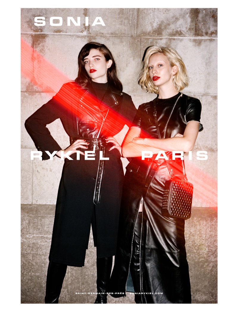 Grace Hartzel and Lili Sumner star in Sonia Rykiel fall-winter 2018 campaign