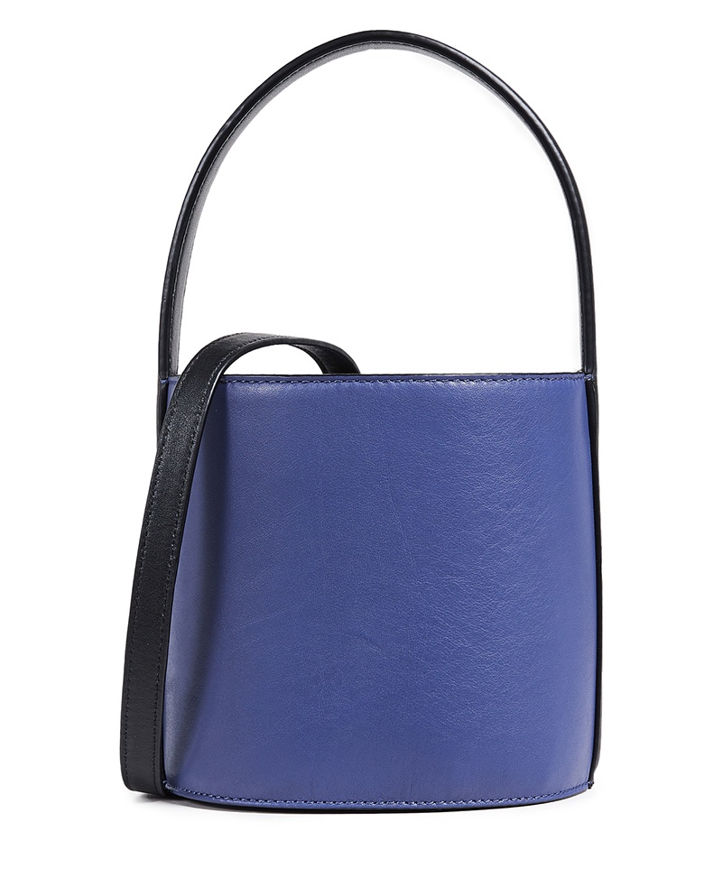 Staud Bisset Bag in Indigo $350