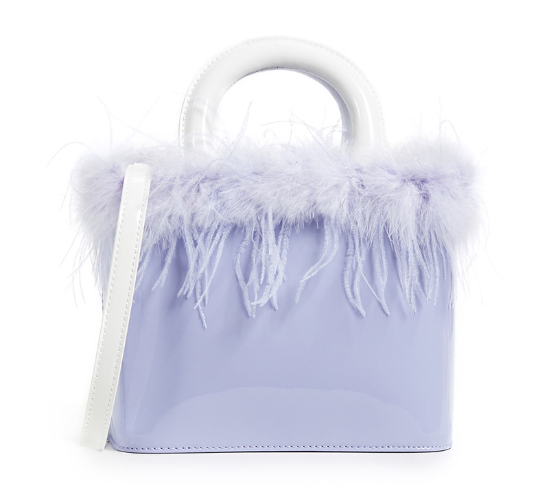 Staud Nic Bag in Lavender $395