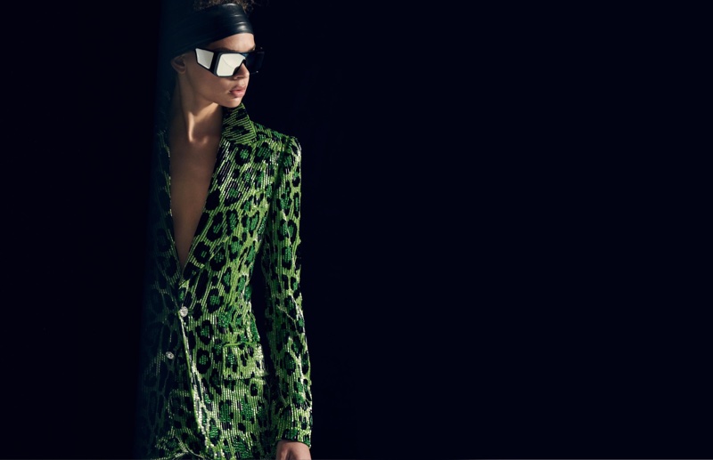 Hiandra Martinez suits up in Tom Ford fall-winter 2018 campaign