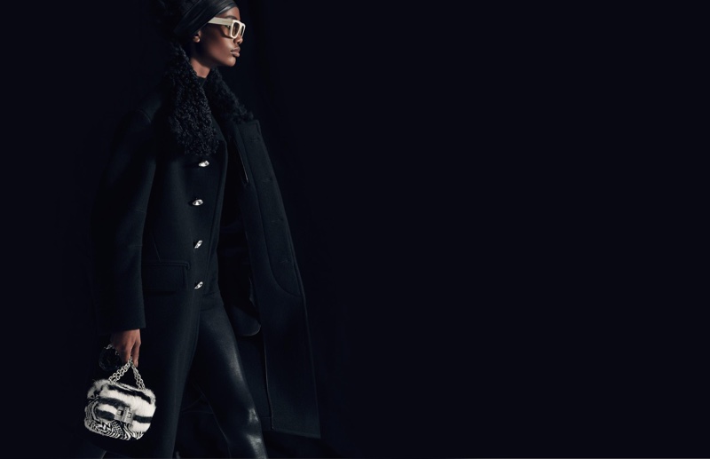 Imari Karanja fronts Tom Ford fall-winter 2018 campaign