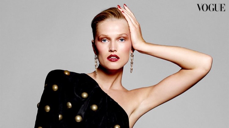 Toni Garrn Turns Up the Shine Factor for Vogue Thailand