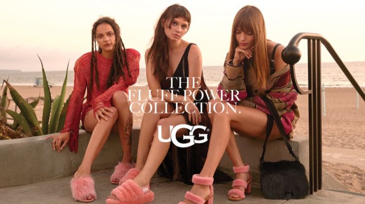 Sasha Lane, Clementine Creevy and Lola McDonnell star in UGG fall-winter 2018 campaign