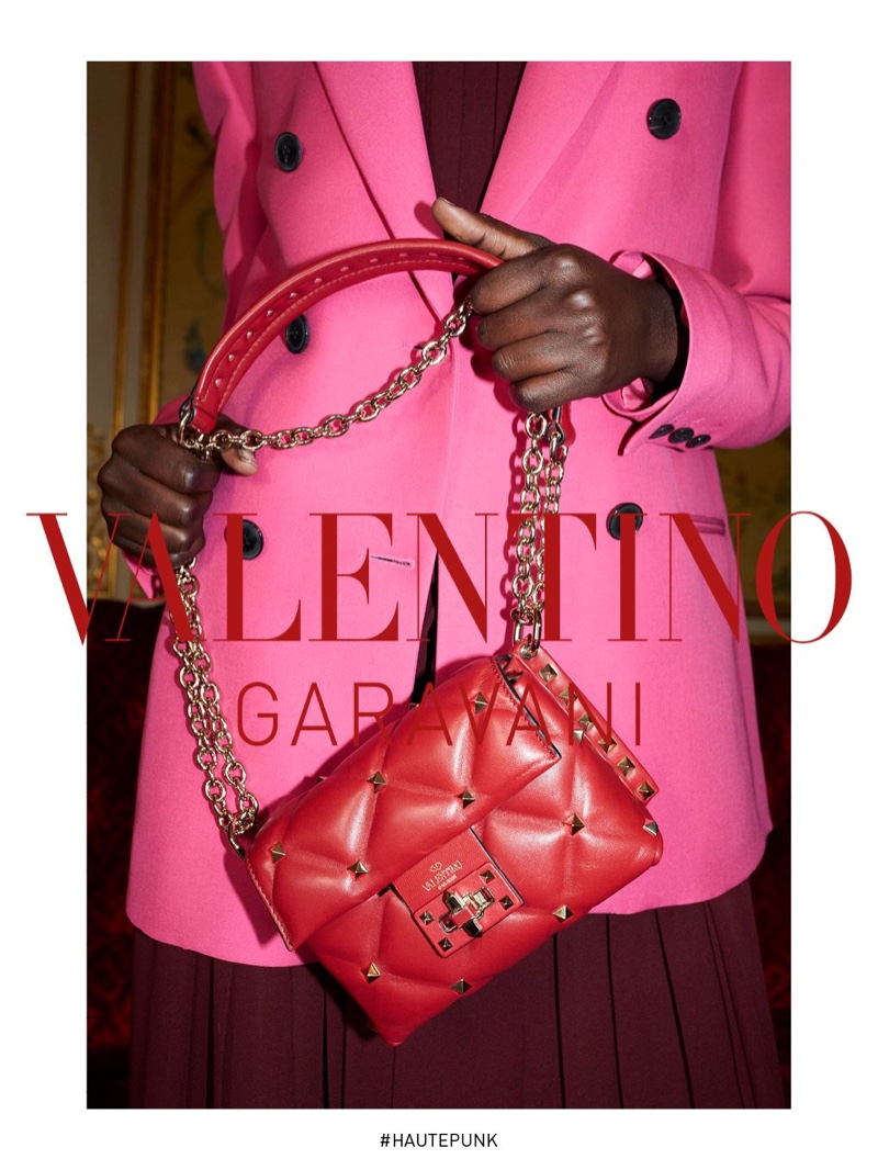 A quilted handbag from Valentino fall-winter 2018 campaign