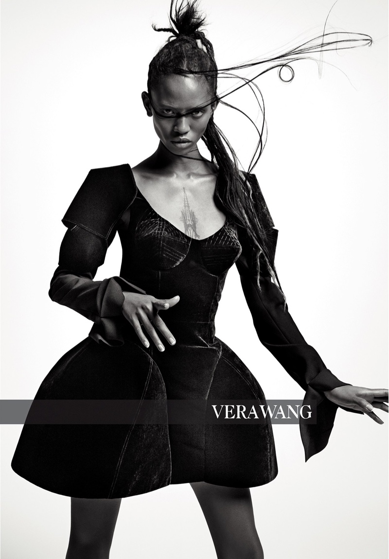 Adesuwa Aighewi fronts Vera Wang fall-winter 2018 campaign