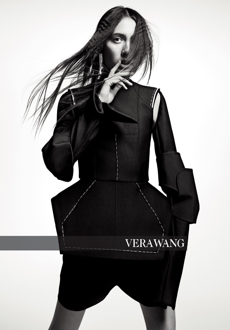 Teddy Quinlivan stars in Vera Wang fall-winter 2018 campaign