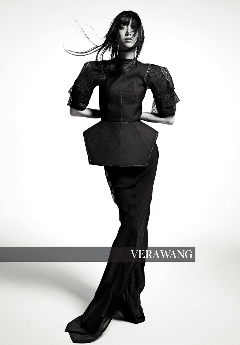 Sora Choi stars in Vera Wang fall-winter 2018 campaign