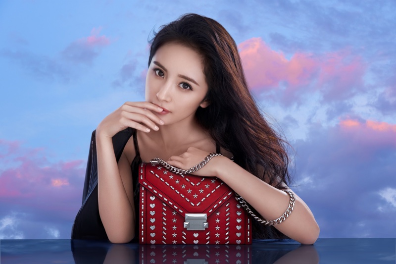 Chinese actress Yang Mi stars in Michael Kors x Yang Mi Whitney handbag campaign