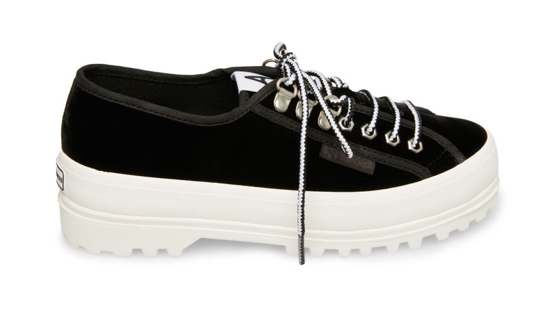 Alexa Chung x Superga VELTVALPINAW Sneaker in Black $159