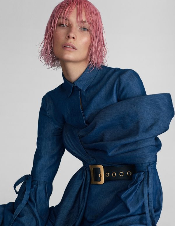Alexandra Martynova | Grazia Italy | Pink Hair Editorial