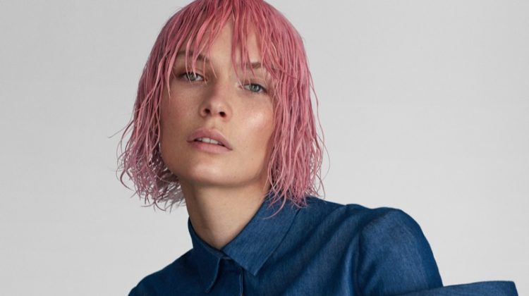 Alexandra Martynova Poses in Shades of Blue for Grazia Italy
